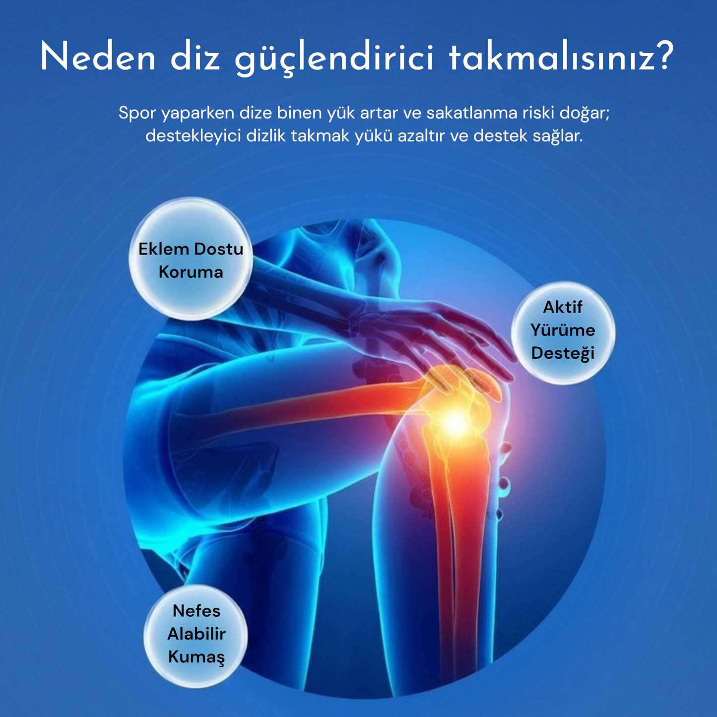 Arilyon™ Çelik Yaylı Dizlik